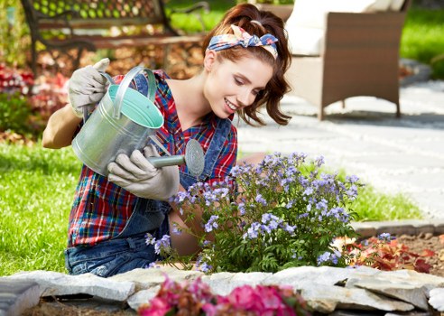 Seasonal maintenance of a lush Tottenham outdoor garden